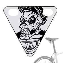 Bike Reflectors For Adult Bikes Rear Triangle Tail Plate Reflector For Night Riding And Commuting Road MTB Touring Race