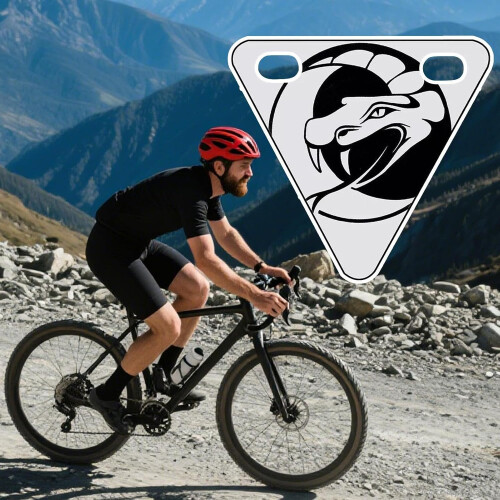 Bicycle Reflectors: Triangular Reflector Plate For Night Riding, Warning Sign For Cyclists,  Visibility For Tours 1