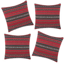 Housse de coussin en Polyester et coton, motif bohémien vibrant,