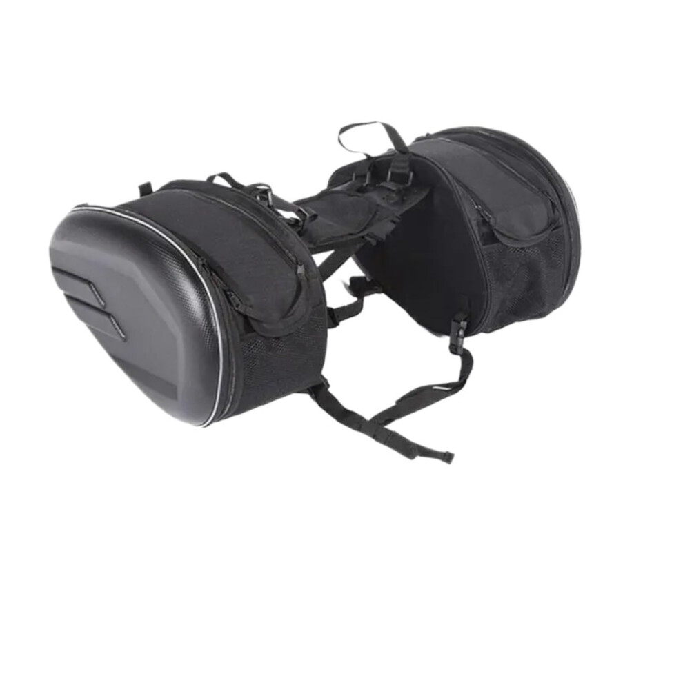 Motorcycle Tail Bags Universal Fit Saddlebags 36L58l Expandable Capacity Waterproof Panniers Rain Cover And Plastic 9412369042323