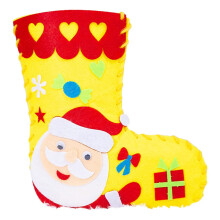 Children's Sock Craft Kits for Creative Handicrafts  Group Activity for Boys and Girls Felt Christmas Stocking Holiday Set for Kids