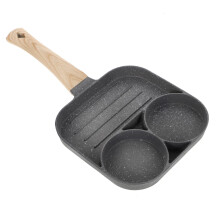 Omelette Frying Pan Non Stick Griddle Pan Egg Cooker Easy to Clean Flat Bottom  for Sandwiches Pancakes