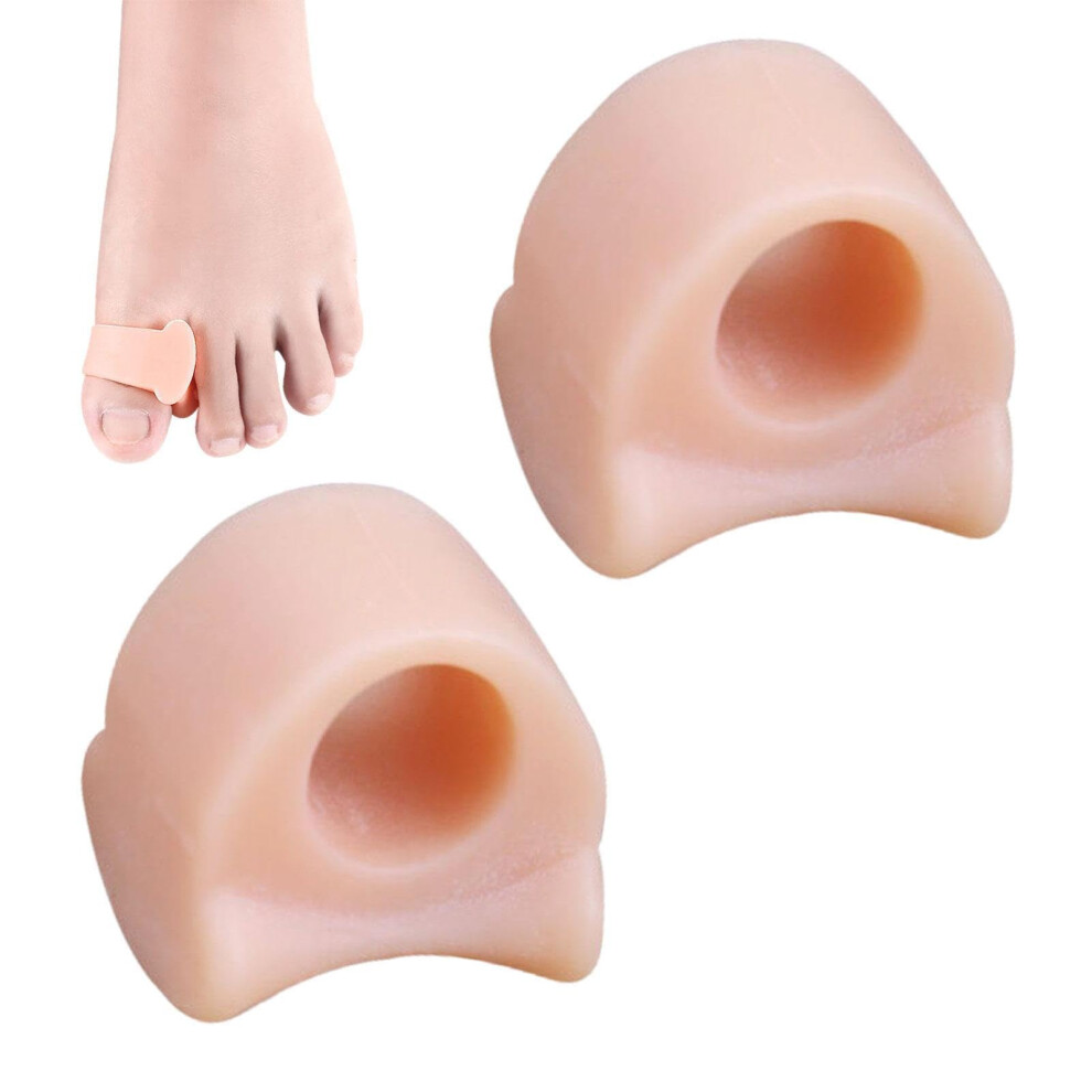 Toe Spacer  Silicone Toe Straightener for Big Toe Alignment  Comfortable, Ultra Soft, Size L