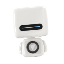 Altoparlante Bluetooth a forma di robot carino, 900mAH, 8H di riproduzione senza fili