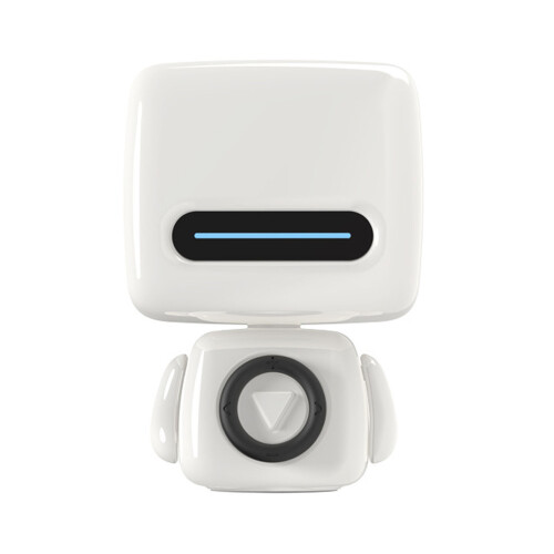 Cute Robot Shape Bluetooth Speaker with 900mAh Battery, 8M Range, White 1