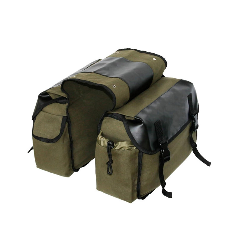 Saddle Bag For Shadow 750 Royal Enfield Bullet Ctx Motorbike Pannier Side Box Army Green 9426802263664