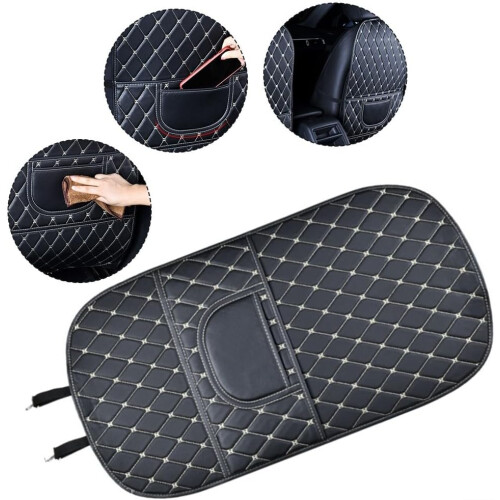 Anti Kick Pad For Car Seat Back Universal Fit Protector Easy Clean Padding 2