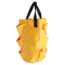 2Pcs Yellow Wall Hanging Plant Bags Durable Pe Vertical Gardening Pots