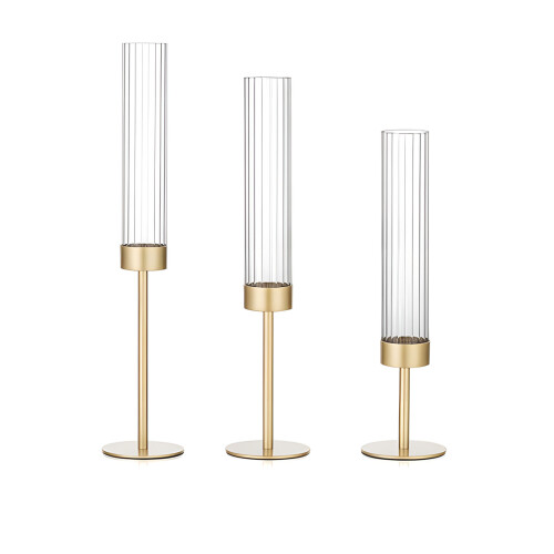 Strong Iron Candle Possessors Set mit 3-Galvanisiertes Gold o