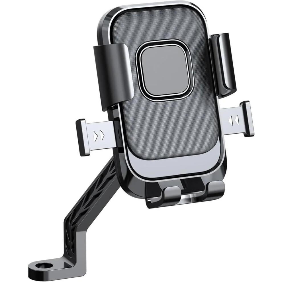 Motorcycle Navigation Bracket Universal Phone Holder 360Degree Rotation Onehand Operation Handlebar Mount Gps Clip 9426802263909