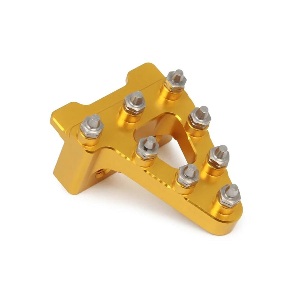 Footrest Cnc Aluminum Rear Brake Pedal Tip For Crf50 Xr50 Sdg Ssr Coolster 70/90/107/110/125Cc Dirt Bikes Gold 9189345972904