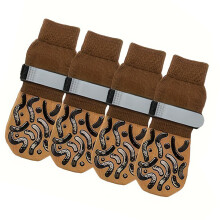 2 paires de chaussettes à pattes d'animaux amusantes, pour-S