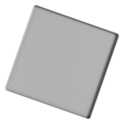 Mini Fridge Silicone Mat-Gray small honeycomb patt