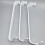 Permanent Top Bottom Refrigerator Shelf Replacement Club 24 3/4 6