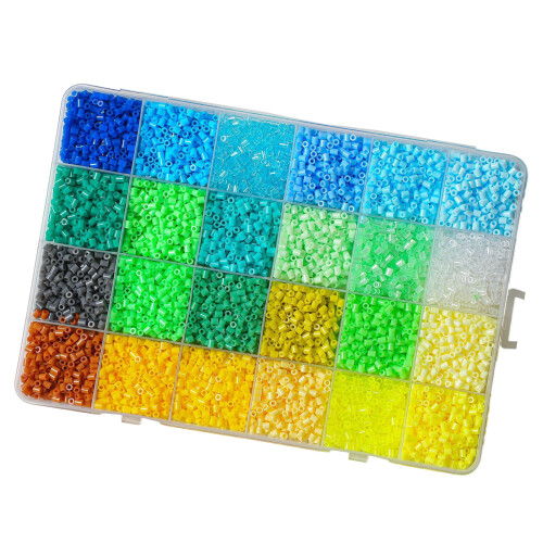 Puzzle de perles de 24 couleurs, 2.6mm, bloc de-somme