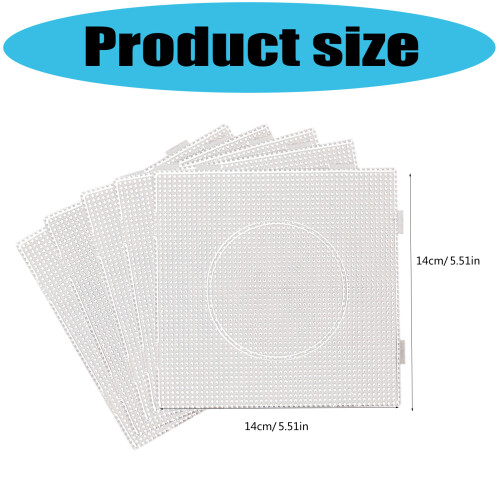 5Pcs 14x14cm Reusable Craft Bead Board Temperature Resistant 2