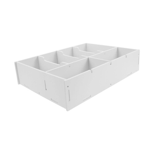 Geldcontainer Aanpasbare secties Roestvrije-6 spaties