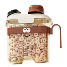 Dogs Food Storage Container with Leakproof-brown 3.6 liters