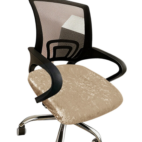Velvets stoelbeschermers stretch polyester stof-Champagne