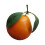 Article de décoration d'oranges en mousse, ornement d'agrumes 1