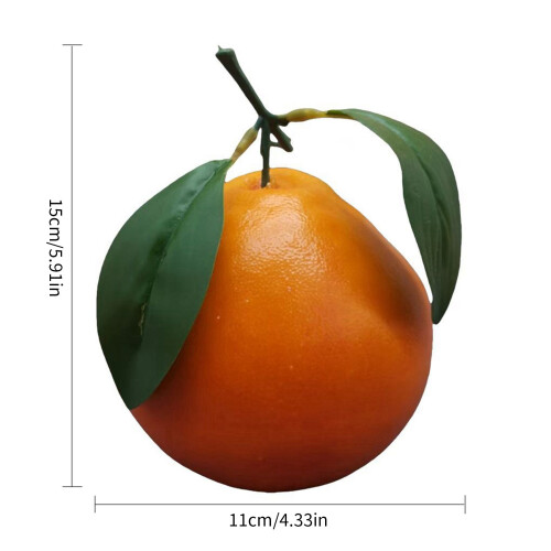 Article de décoration d'oranges en mousse, ornement d'agrumes 2