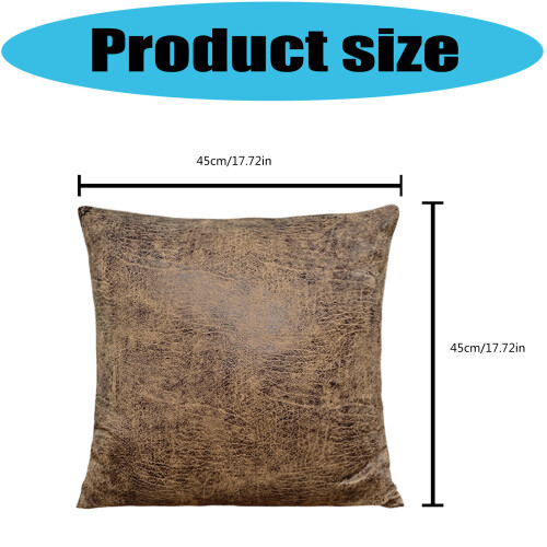 Nursery Pillow Protectors Waterproof Polyester-Dark brown 2