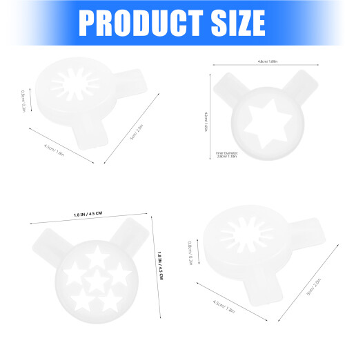5PCS Non Deformable Replacement Nozzles for Various Brand Ice 2