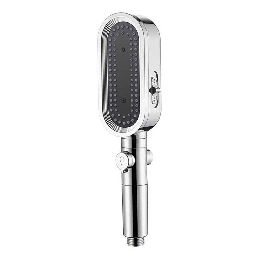 Shower Head 3Mode Adjustable Hand Shower With Filtered Watersaving Flow, Silver Showerhead 9189345973017