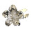 Elegant Flower Button Covers Cufflinks Shirt Collar-silver 1