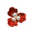 Pearls Flower Cufflinks Covers Decorative Button Clip for-White 6
