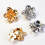 Elegant Flower Button Covers Cufflinks Shirt Collar-silver 6