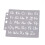 Stencil template, letters, craft stencils, reusable template for home, school, handicrafts, course training 1