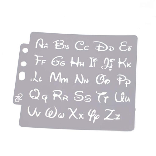 Stencil template, letters, craft stencils, reusable template for home, school, handicrafts, course training