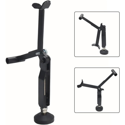 Folding Motorcycle Support Stand, NonDeformable Material, Adjustable Height, Universal Compatibility, Bike Maintenance 1