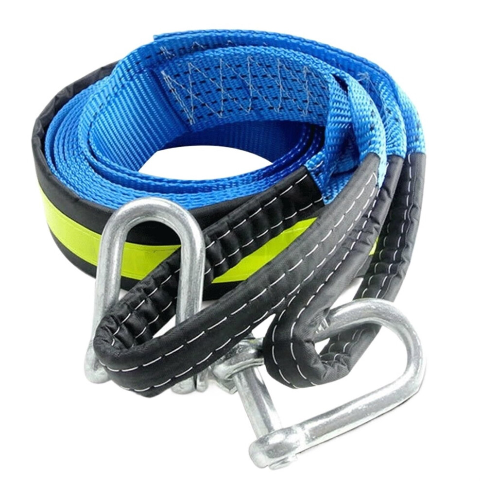 Tow Cable 3M 4M 5M Nylon Tow Rope With Hooks 8 Tons Capacity Heavy Duty Car Towing Rope For Vehicles Emergency 9365049822855