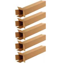 Tube Square Pack of 5 Box 100 x 100 x 1200 mm FEFCO201