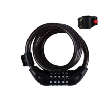 Bike Lock 5Digit Password Lock, 1.2m Iron Chain AntiTheft Security Lock For Bicycle And Motorcycle