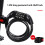 Bike Lock 5Digit Password Lock, 1.2m Iron Chain AntiTheft Security Lock For Bicycle And Motorcycle 2