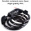 Bike Lock 5Digit Password Lock, 1.2m Iron Chain AntiTheft Security Lock For Bicycle And Motorcycle 4
