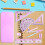 Protractor and Compass Set with Shatterproof Storage Box, Pink 2