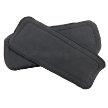 Cloth Diaper Covers 10 Pack Liners Bamboo Fiber Grey Washable Reusable