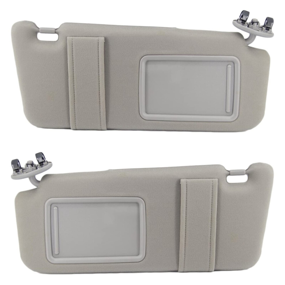 Sun Visor For Toyota Camry 20072011 With Vanity Lights Left And Right Set 7432006800B0 7431006770B0 9412369044594