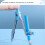 Geometry Compass and Protractor Set with Ruler for School, Blue 3