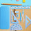 Geometry Compass and Protractor Set with Ruler for School, Blue 2