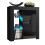 Sideboard 83cm Serene - Black with Gloss Doors and LED Lights 3