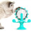 Windmill Rotatable Food Dispenser Toy for Small Medium Pets 3