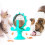 Windmill Rotatable Food Dispenser Toy for Small Medium Pets 1