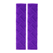 Housse de ceinture de sécurité pour voiture, accessoire auto, protège-épaules universel en peluche brodée, coussin de ceinture doux et