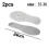 Πάτοι στήριξης καμάρας, αναπνεύσιμα και άνετα ένθετα με αφρό μνήμης, εργονομικά 2