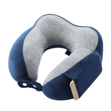 Pernă de călătorie pentru gât, design ergonomic pentru suportul bărbiei pentru călătorii fideli, accesoriu compact de călătorie din spumă